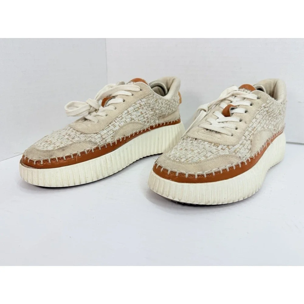 Coconuts by Matisse Go To Platform Sneakers Woven‎ Tweed Women's Size 8.5